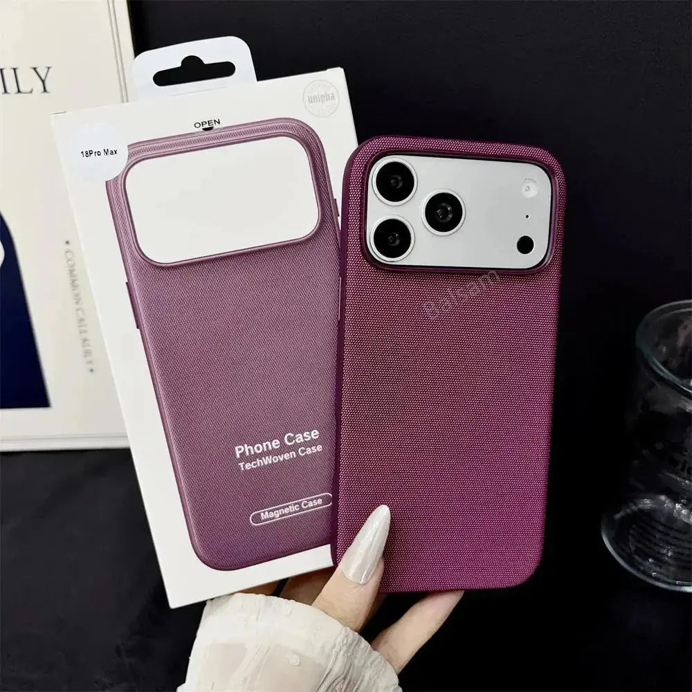 Funda MagSafe de piel sintética para iPhone 17/18 Pro Max