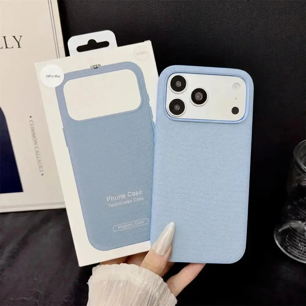 Funda MagSafe de piel sintética para iPhone 17/18 Pro Max