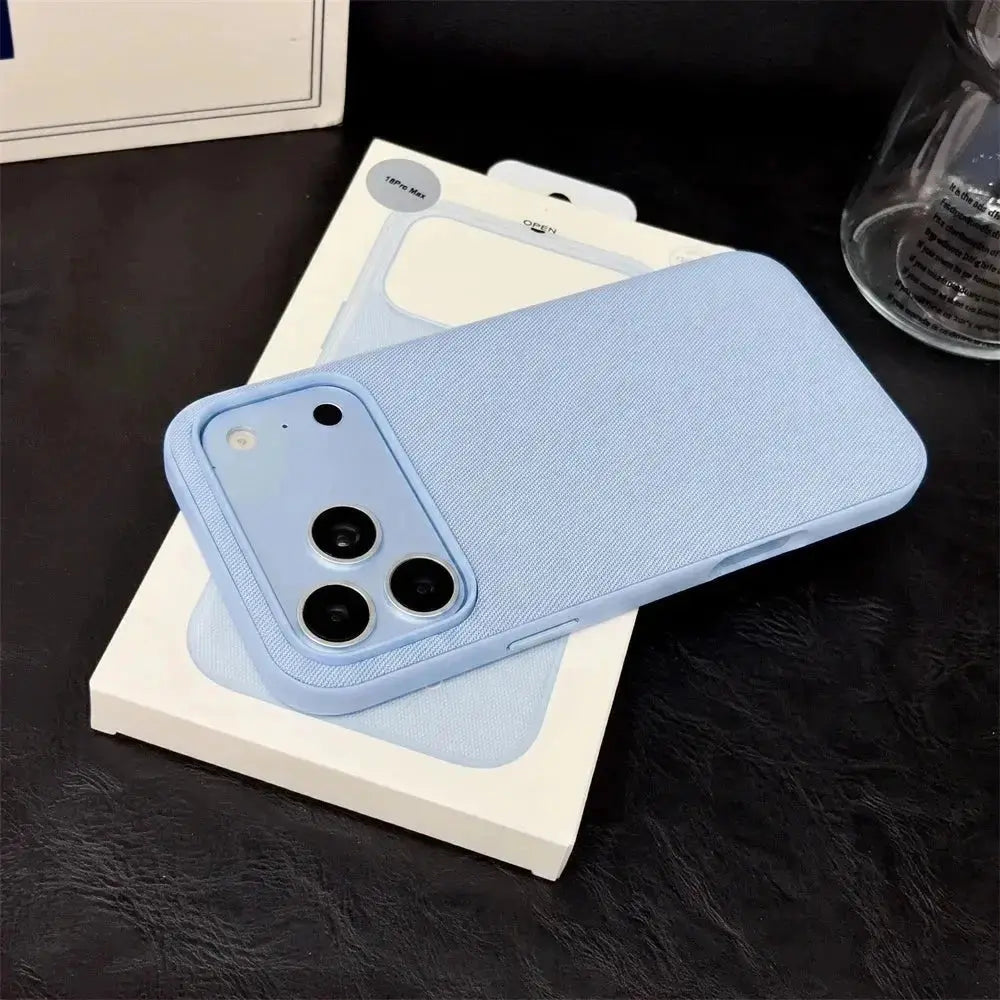 Funda MagSafe de piel sintética para iPhone 17/18 Pro Max