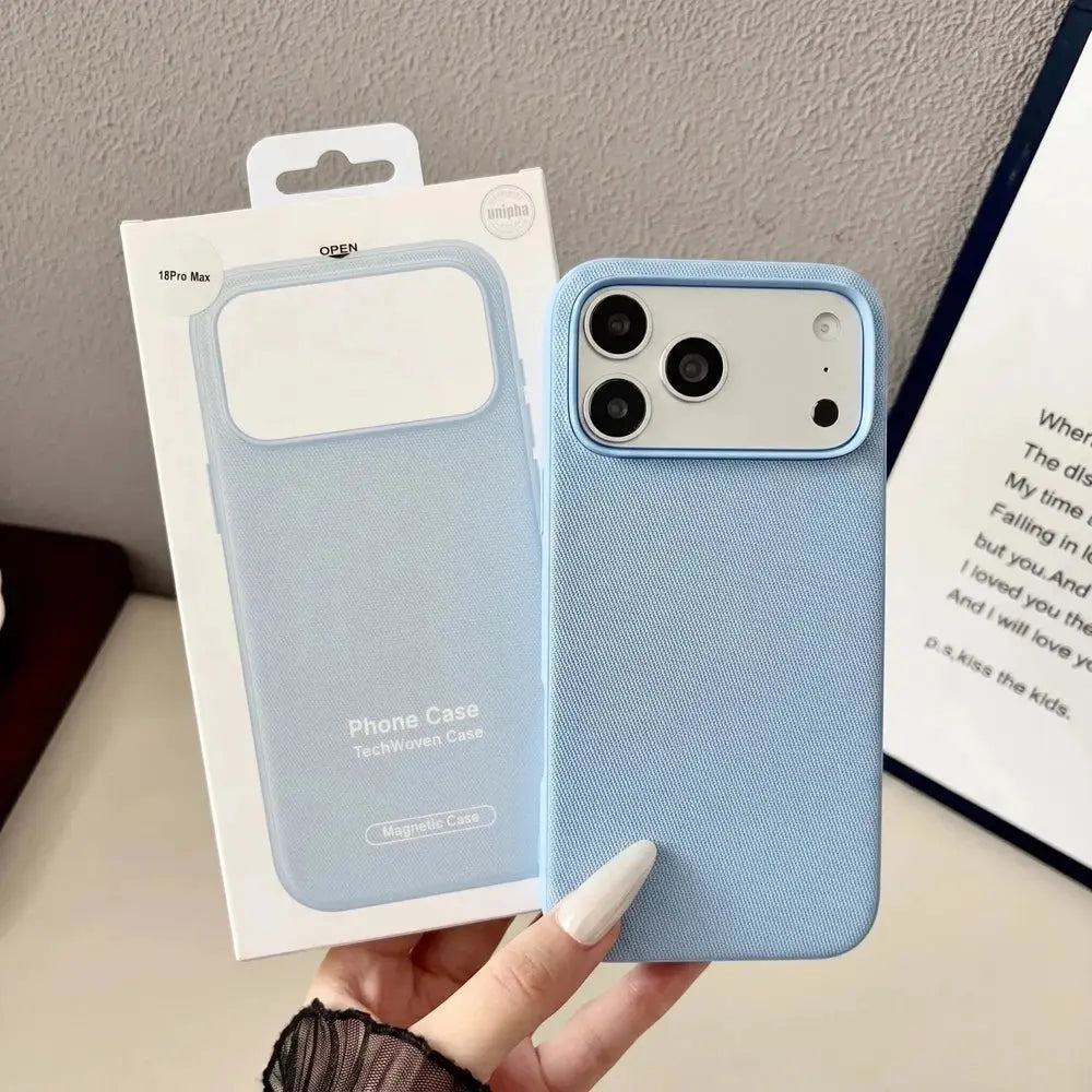 Funda MagSafe de piel sintética para iPhone 17/18 Pro Max
