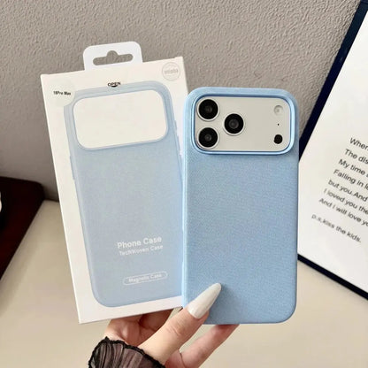 Funda MagSafe de piel sintética para iPhone 17/18 Pro Max
